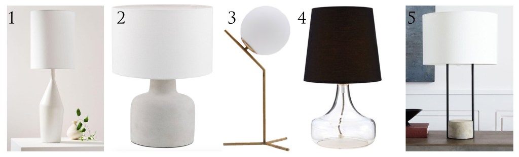 Table Lamps West Elm Structube Bouclair Canadian Tire